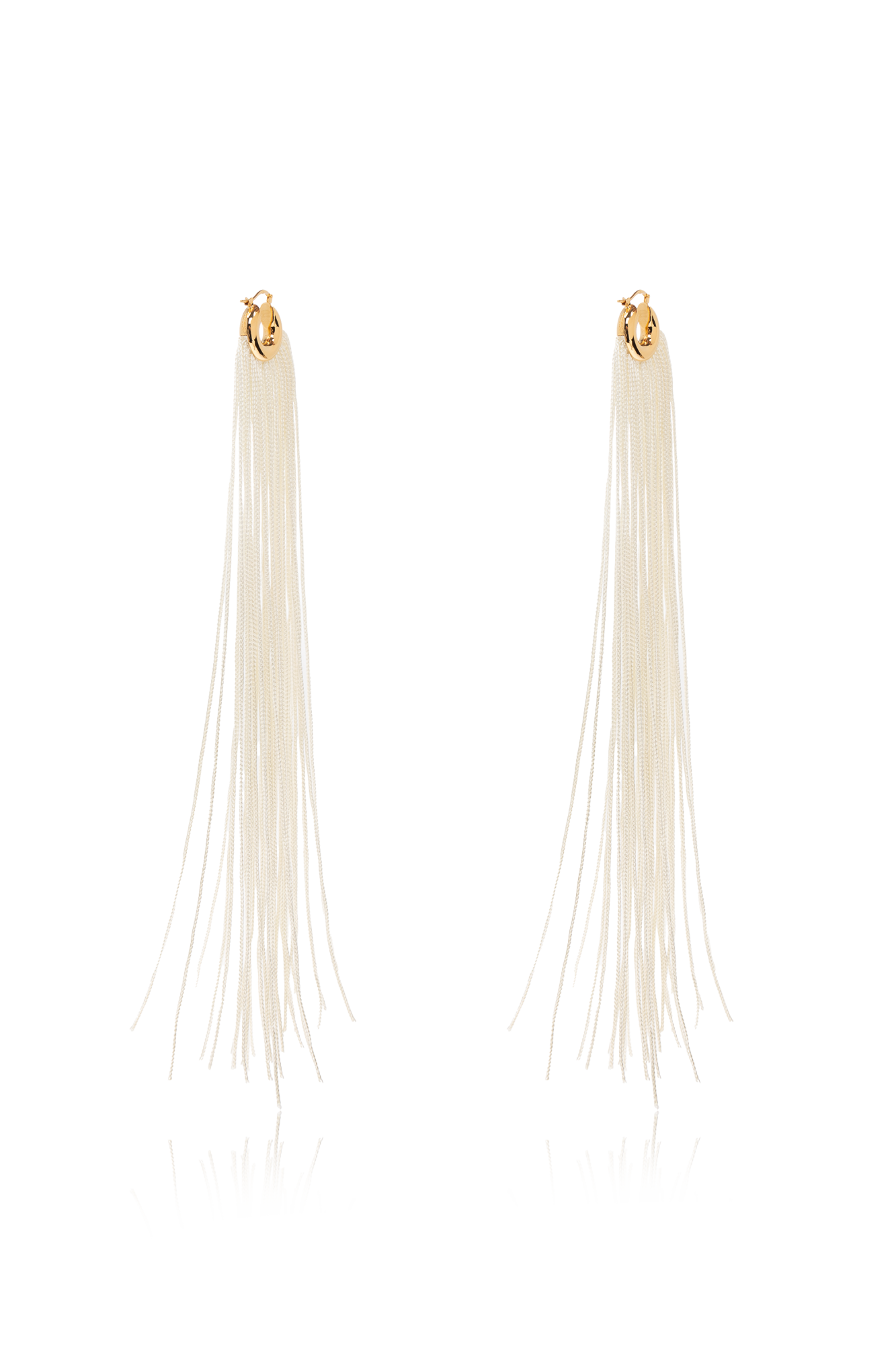 JIL SANDER Earrings with long tassels | Women's Jewelery